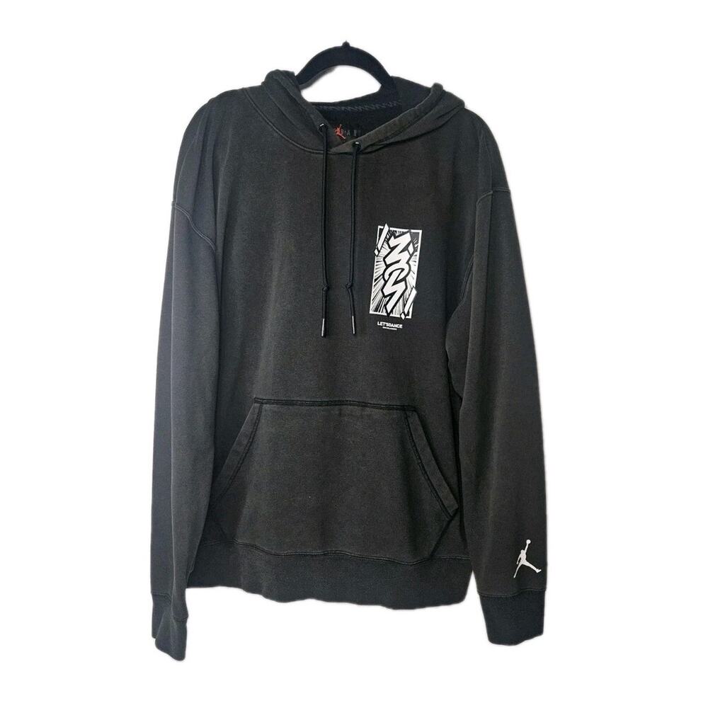 Nike Jordan Dri-FIT Zion Men's Performance Hoodie Black/White Large